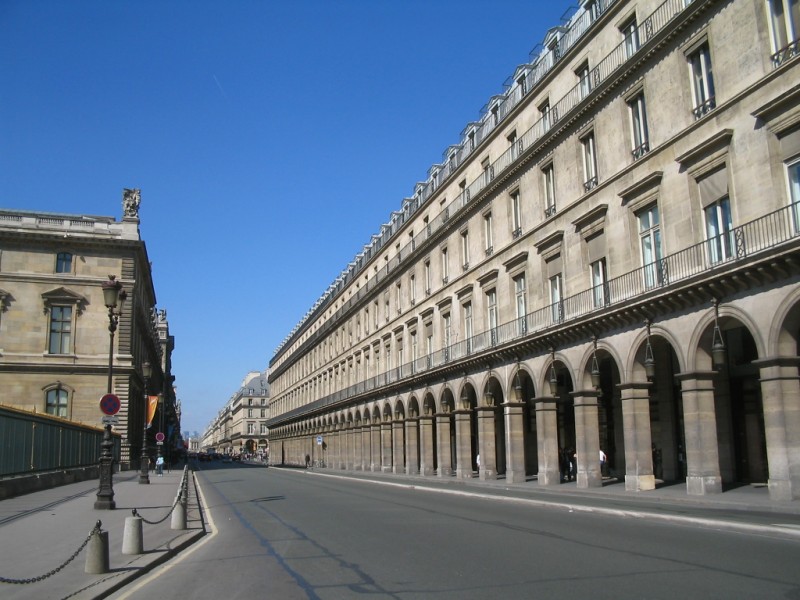La rue Rivoli de Paris interdite aux voitures